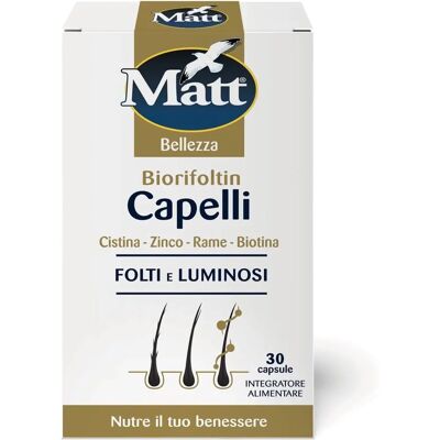 A&D Matt Biorifoltin Integratore Capelli - Supporto capelli & Biotina A&D Matt Biorifoltin Integratore Capelli - Supporto capelli & Biotina