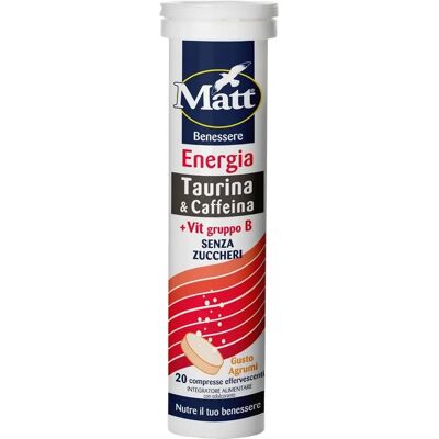 A&d Spa Gruppo Alimentare Diet Matt Benessere Energia Taurina & Caffeina - Integratore Dietetico A&d Spa Gruppo Alimentare Diet Matt Benessere Energia Taurina & Caffeina - Integratore Dietetico