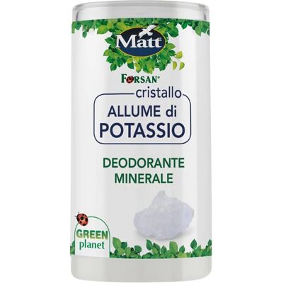 Forsan Mineral-Deodorant-Stick mit Kaliumaluminiumsulfat-Kristall – 100% Natur – 120 g Forsan Mineral-Deodorant-Stick mit Kaliumaluminiumsulfat-Kristall – 100% Natur – 120 g