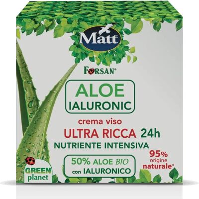 Forsan Aloe Ialuronic Gesichtscreme - Bio Aloe & Hyaluron, 24H Feuchtigkeitscreme Forsan Aloe Ialuronic Gesichtscreme - Bio Aloe & Hyaluron, 24H Feuchtigkeitscreme