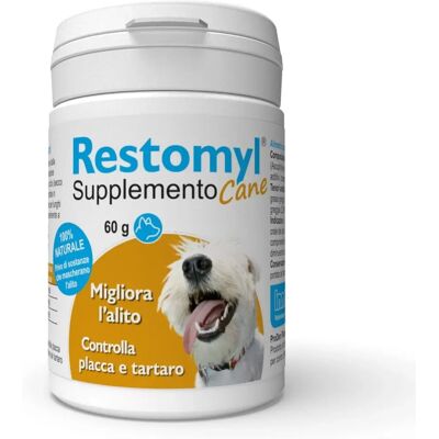 Innovet Italia Srl Restomyl Supplément - Soutien Buccal et Immunitaire pour Chiens - Publicité Innovet Italia Srl Restomyl Supplément - Soutien Buccal et Immunitaire pour Chiens - Publicité
