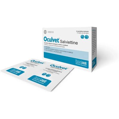 Innovet Italia Srl Oculvet Salviette Oculari 14 Pezzi - Salviettine per la pulizia degli occhi degli animali Innovet Italia Srl Oculvet Salviette Oculari 14 Pezzi - Salviettine per la pulizia degli occhi degli animali