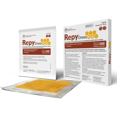 Innovet Italia Repy Dress Ha Garza Sterile 10x10cm - Cura delle ferite Innovet Italia Repy Dress Ha Garza Sterile 10x10cm - Cura delle ferite