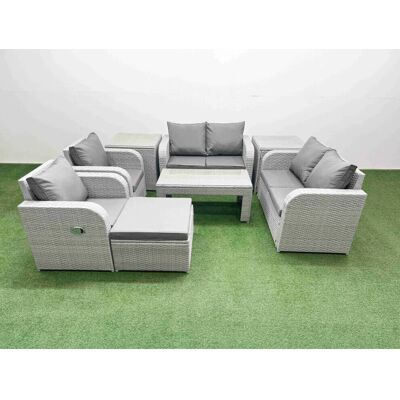 Fimous - 7-Seater Outdoor Reclining Chair Fimous - 7-Seater Outdoor Reclining Chair