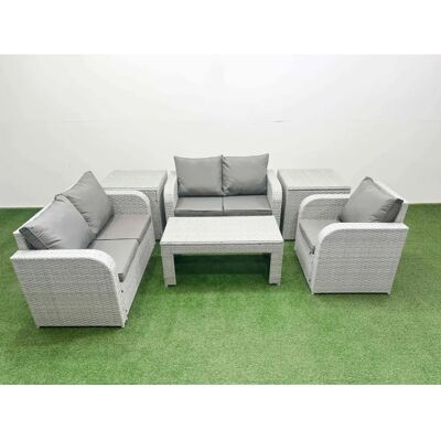 Fimous - HighBack PolyRattan - Reclining - Garden set Fimous - HighBack PolyRattan - Reclining - Garden set