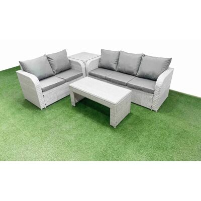 Fimous - 5 Seater - PE Rattan - Garden Furniture Set Fimous - 5 Seater - PE Rattan - Garden Furniture Set
