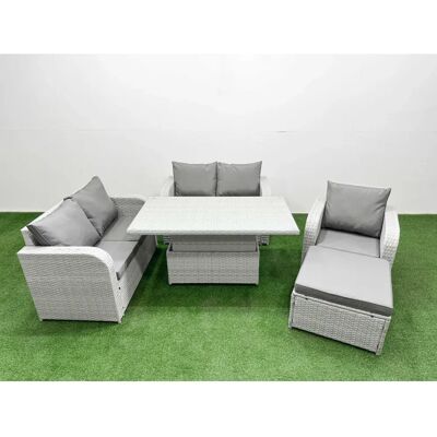 Fimous - High Back Poly Rattan Set - Garden furniture set Fimous - High Back Poly Rattan Set - Garden furniture set