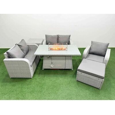Fimous - High Back Poly Rattan Set Fimous - High Back Poly Rattan Set