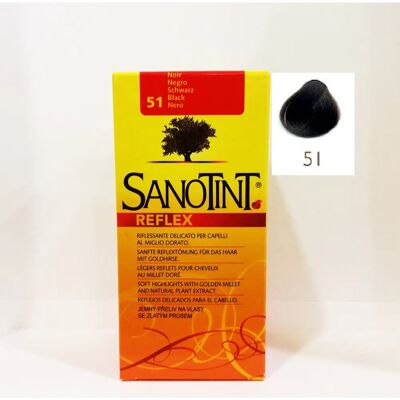 Sanotint Nero - Colorazione Temporanea - Estratti Vegetali - 80ml Sanotint Nero - Colorazione Temporanea - Estratti Vegetali - 80ml