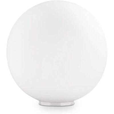 Ideal Lux Mapa Bianco - Mała Lampa Stołowa Glob Biała - E27 Ideal Lux Mapa Bianco - Mała Lampa Stołowa Glob Biała - E27