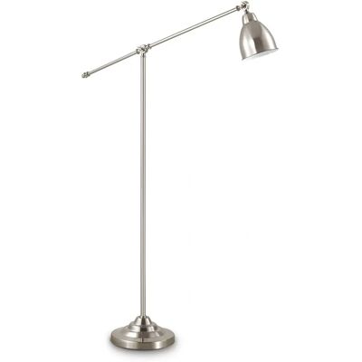Ideal Lux Newton Lampa podłogowa - Regulowana Nikiel E27 60W Ideal Lux Newton Lampa podłogowa - Regulowana Nikiel E27 60W