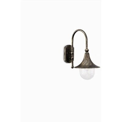 Ideal Lux Cima Außenwandleuchte - Antik Schwarz & Gold - 60W Ideal Lux Cima Außenwandleuchte - Antik Schwarz & Gold - 60W