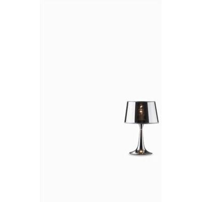 Ideal Lux London Cromo - Mała Chromowana Lampka Stołowa E27 Ideal Lux London Cromo - Mała Chromowana Lampka Stołowa E27