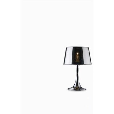 Ideal Lux LONDON TL1 Große Tischlampe Chrom E27 Ideal Lux LONDON TL1 Große Tischlampe Chrom E27