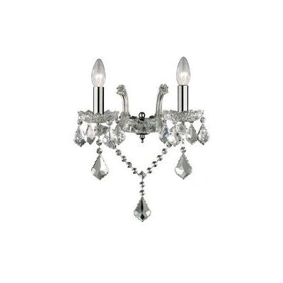 Ideal Lux Florian Twin Wall Light - Chrome Candle Wall Light - Indoor Lighting Ideal Lux Florian Twin Wall Light - Chrome Candle Wall Light - Indoor Lighting