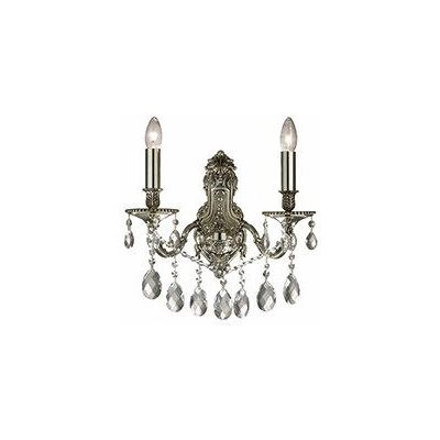 Ideal Lux GIOCONDA AP2 - 2-Licht Silber Wandleuchte mit Kristallen Ideal Lux GIOCONDA AP2 - 2-Licht Silber Wandleuchte mit Kristallen