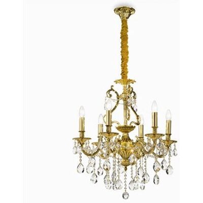 Ideal Lux GIOCONDA SP6 - Lampadario in cristallo a 6 luci - Illuminazione a soffitto Ideal Lux GIOCONDA SP6 - Lampadario in cristallo a 6 luci - Illuminazione a soffitto