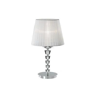 Model Pegaso od Ideal Lux - Mała lampa stołowa z kryształem i chromem - Lampa stołowa Model Pegaso od Ideal Lux - Mała lampa stołowa z kryształem i chromem - Lampa stołowa