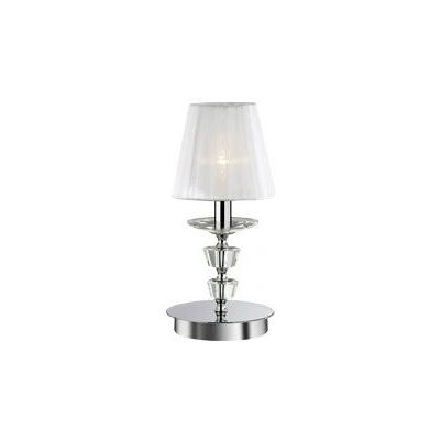 Mała Chromowana Lampka Stołowa Ideal Lux PEGASO - Lampka na Stół Mała Chromowana Lampka Stołowa Ideal Lux PEGASO - Lampka na Stół