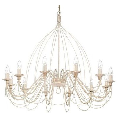 Ideal Lux Corte 12 Light Chandelier Antique White - Ceiling Lighting Ideal Lux Corte 12 Light Chandelier Antique White - Ceiling Lighting