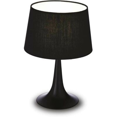 Ideal Lux London - 1 Mała Lampa Stolowa Czarna - E27 Ideal Lux London - 1 Mała Lampa Stolowa Czarna - E27