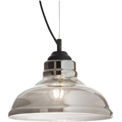 Ideal Lux Bistro Schwarz Rauchglas Pendel - Deckenleuchte Ideal Lux Bistro Schwarz Rauchglas Pendel - Deckenleuchte