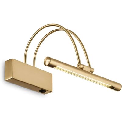 Italská Kolekce N25841 Oblouk Malé LED Světlo na Obraz - Satin Měď Italská Kolekce N25841 Oblouk Malé LED Světlo na Obraz - Satin Měď