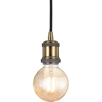 Ideal Lux Frida Lampadario a Sospensione in Ottone Antico - Lampada da Soffitto Ideal Lux Frida Lampadario a Sospensione in Ottone Antico - Lampada da Soffitto