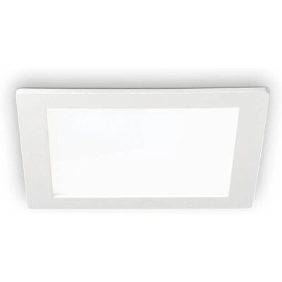 Faretto incasso LED Ideal Lux Groove - Piccolo quadrato bianco Faretto incasso LED Ideal Lux Groove - Piccolo quadrato bianco