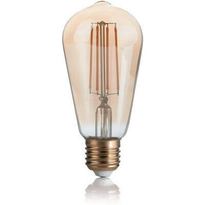 Ideal Lux Modello 151694 Lampadina LED Vintage Ambra E27 Ideal Lux Modello 151694 Lampadina LED Vintage Ambra E27