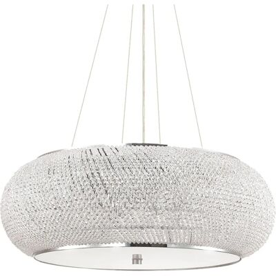 Lampadario a Sospensione 14 Luci Ideal Lux Pasha' - Plafoniera Lampadario a Sospensione 14 Luci Ideal Lux Pasha' - Plafoniera