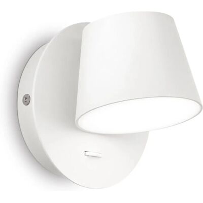 APPLIQUE DA PARETE Ideal Lux GIM - LED, Alluminio, Bianco - Applique da Parete APPLIQUE DA PARETE Ideal Lux GIM - LED, Alluminio, Bianco - Applique da Parete