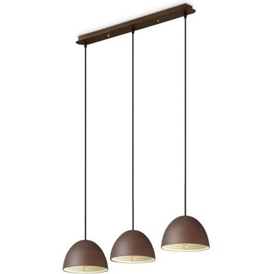 Ideal Lux Folk 3 Luci Lampada a sospensione marrone invecchiato - Lampada a sospensione Ideal Lux Folk 3 Luci Lampada a sospensione marrone invecchiato - Lampada a sospensione