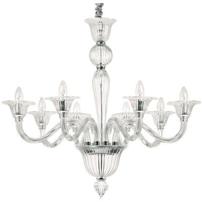 Collezione Italiana N25855 Brigitta Lampadario da Soffitto 8 Luci - Lampadario Collezione Italiana N25855 Brigitta Lampadario da Soffitto 8 Luci - Lampadario