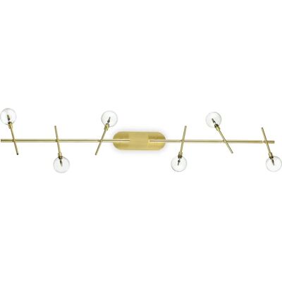 La Collezione Italiana Maracas Lampada Soffitto Semi-Flush 6 Luci La Collezione Italiana Maracas Lampada Soffitto Semi-Flush 6 Luci