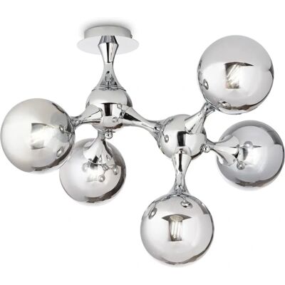 Ideal Lux Nodi 5 Luce da soffitto in Cromo - Lampadario da soffitto Ideal Lux Nodi 5 Luce da soffitto in Cromo - Lampadario da soffitto