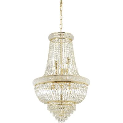 La Collezione Italiana Dubai Lampadario a 10 Luci - Ottone La Collezione Italiana Dubai Lampadario a 10 Luci - Ottone