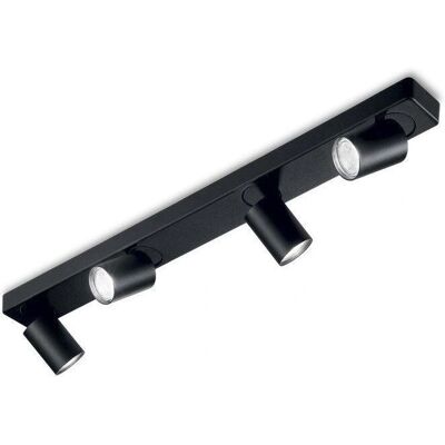 Ideal Lux Rudy Spotlight a Soffitto 4 Luci Nera - Lampada da Soffitto Ideal Lux Rudy Spotlight a Soffitto 4 Luci Nera - Lampada da Soffitto