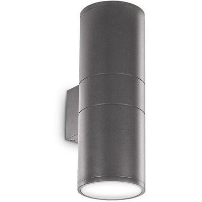 Ideal Lux Gun - Applique Murale Extérieure 2 Lumières Anthracite IP54 - Publicité Ideal Lux Gun - Applique Murale Extérieure 2 Lumières Anthracite IP54 - Publicité