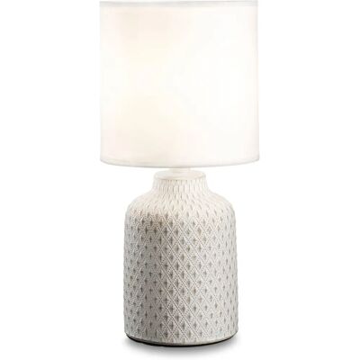 Lampada da Tavolo Vintage Bianca Ideal Lux KALI-3 Lampada da Tavolo Vintage Bianca Ideal Lux KALI-3