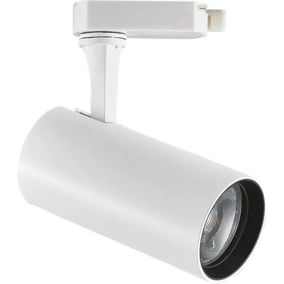 Faretto su binario LED FOX 8W CRI80 3000K - Bianco - Faretto a binario Faretto su binario LED FOX 8W CRI80 3000K - Bianco - Faretto a binario