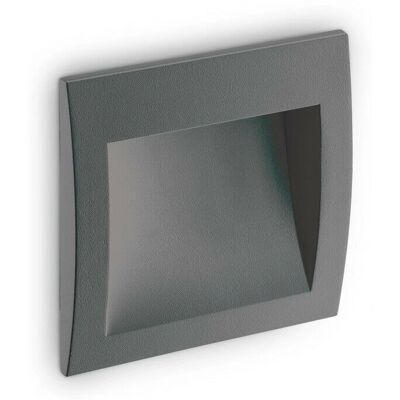 The Italian Collection N27750 Anthracite Square Recessed Wall Light The Italian Collection N27750 Anthracite Square Recessed Wall Light