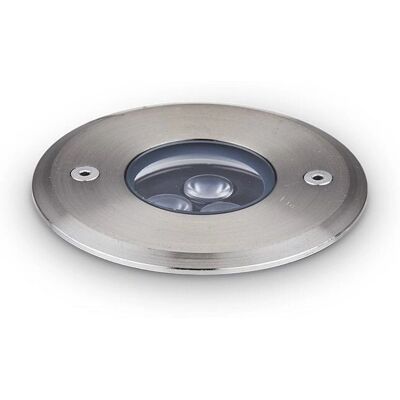 Ideal Lux LED Outdoor Recessed Floor & Decking Light - IP67 - Silver Ideal Lux LED Outdoor Recessed Floor & Decking Light - IP67 - Silver