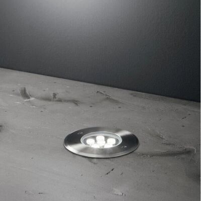 Ideal Lux LED Outdoor Recessed Light - Steel, 3000K, IP67 Ideal Lux LED Outdoor Recessed Light - Steel, 3000K, IP67