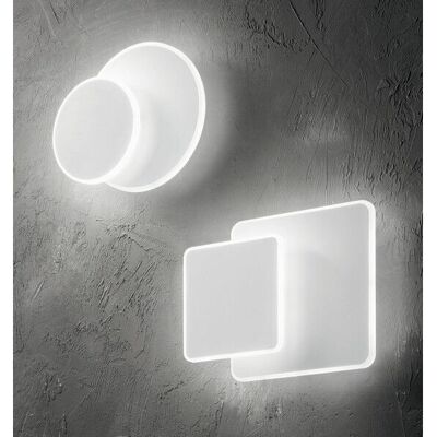 Luce da Parete LED Ideal Lux Pouch - Bianco Decorativo Luce da Parete LED Ideal Lux Pouch - Bianco Decorativo