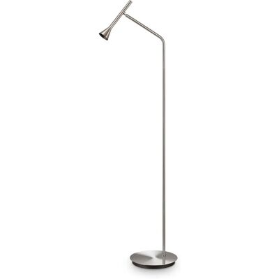 Ideal Lux Diesis LED Stehlampe - Lesen, Nickel, Verstellbarer Diffusor Ideal Lux Diesis LED Stehlampe - Lesen, Nickel, Verstellbarer Diffusor