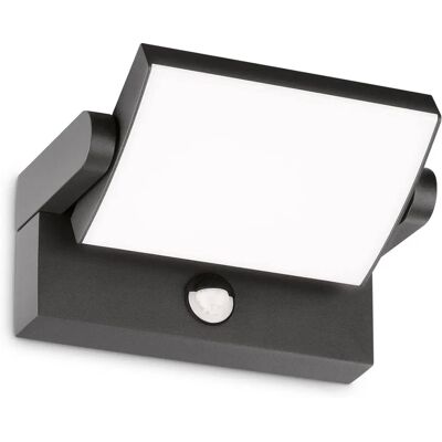 Lámpara de Pared con Sensor de Movimiento LED Exterior - Ideal Lux SWIPE Lámpara de Pared con Sensor de Movimiento LED Exterior - Ideal Lux SWIPE