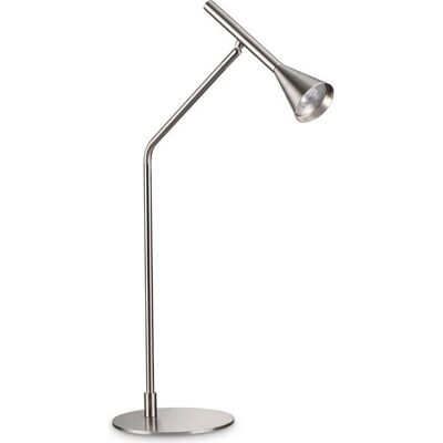 Lámpara de Mesa Dimmable LED Níquel Ideal Lux DIESIS - Lámpara de Mesa Lámpara de Mesa Dimmable LED Níquel Ideal Lux DIESIS - Lámpara de Mesa