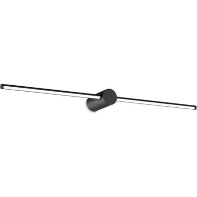 Ideal Lux Filo Lampe LED Salle de Bain - 2 Modules, Noir, 3000K - Publicité Ideal Lux Filo Lampe LED Salle de Bain - 2 Modules, Noir, 3000K - Publicité
