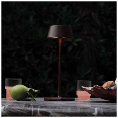 Lampe de Table Ideal Lux Pure - LED, Dimmable, Café Marron - Publicité Lampe de Table Ideal Lux Pure - LED, Dimmable, Café Marron - Publicité
